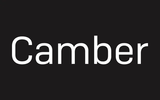 Camber specimen from Emtype Foundry