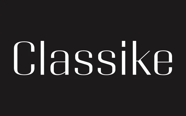 Classike specimen from Emtype Foundry