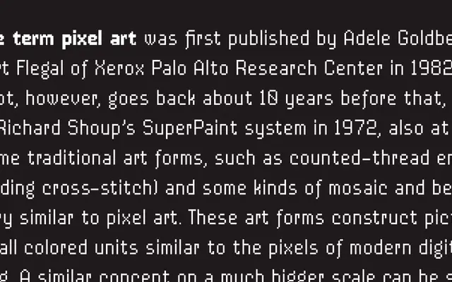Dixplay specimen from Emtype Foundry