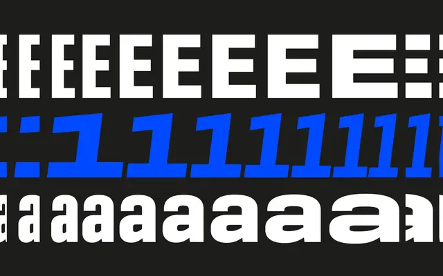 Geogrotesque Sharp specimen from Emtype Foundry