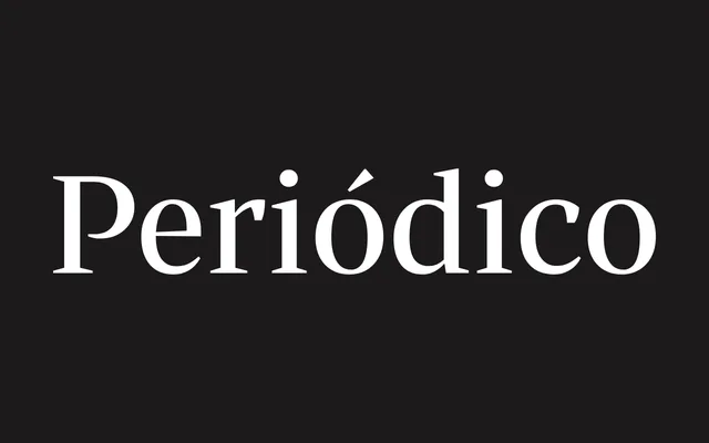Periódico specimen from Emtype Foundry