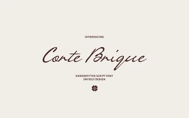 ED Corte Brique specimen from Emyself Design