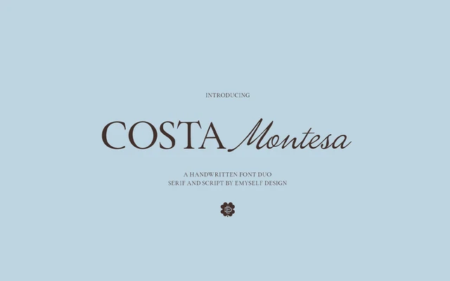 ED Costa Montesa specimen from Emyself Design