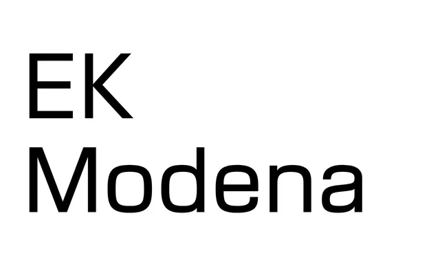 EK Modena specimen from Erkin Karamemet