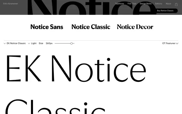 EK Notice Classic specimen from Erkin Karamemet