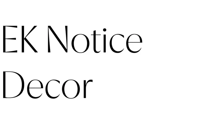 EK Notice Decor specimen from Erkin Karamemet