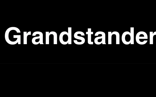 Grandstander specimen from ETC Typefaces