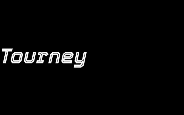 Tourney specimen from ETC Typefaces