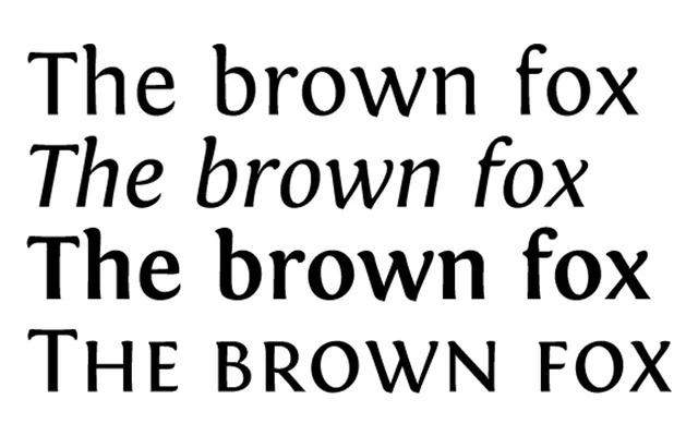 Fontin specimen from exljbris