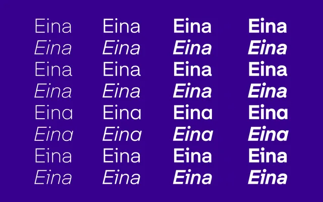 Eina specimen from Extra Type