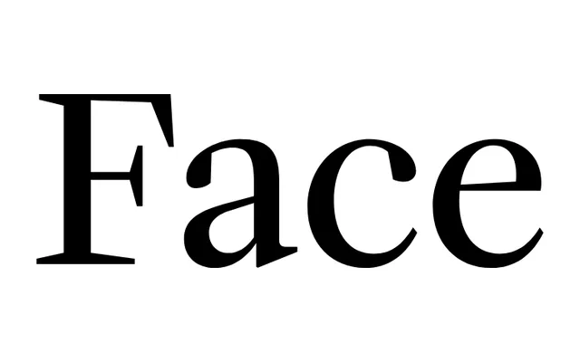 ES Face specimen from Extraset