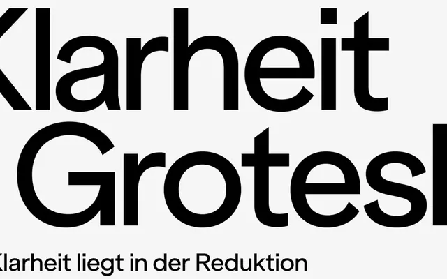 ES Klarheit Grotesk specimen from Extraset