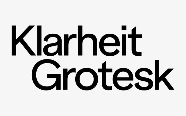 ES Klarheit Grotesk specimen from Extraset