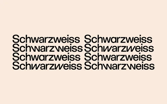 ES Schwarzweiss specimen from Extraset