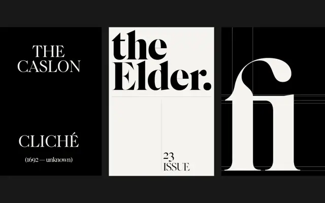 F37 Caslon specimen from F37 Foundry