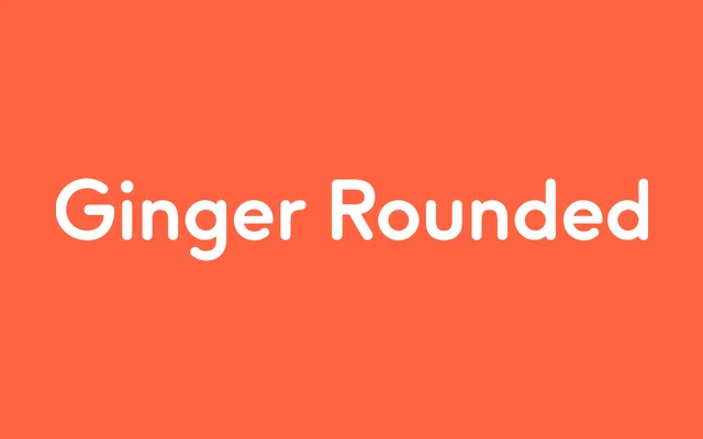 F37 Ginger Rounded specimen from F37 Foundry