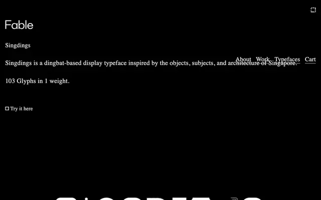 Singdings specimen from Fable