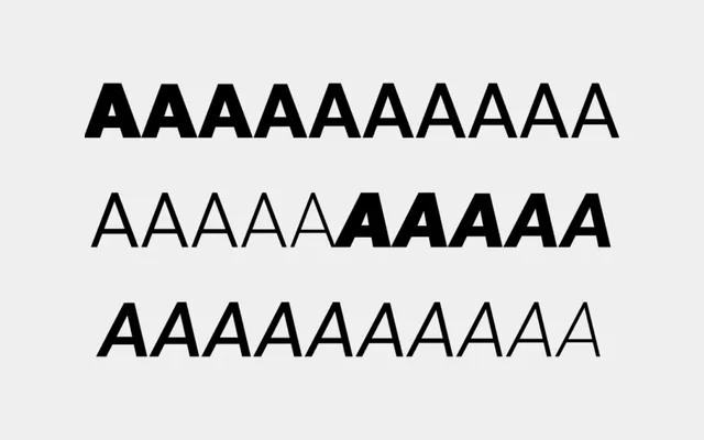 Abitare Sans specimen from Fabrizio Schiavi Design
