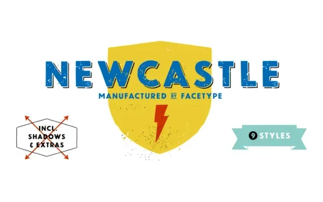 Newcastle specimen from Facetype