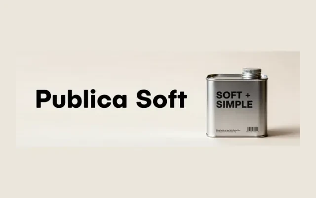 Publica Soft specimen from Facetype