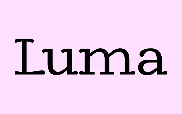 Luma specimen from Faire Type