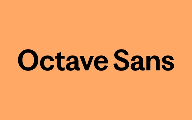 Octave Sans specimen from Faire Type