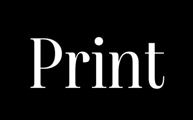 Print specimen from Faire Type