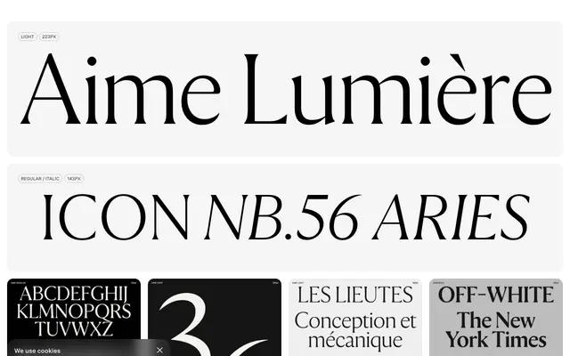 Aime specimen from Family Type