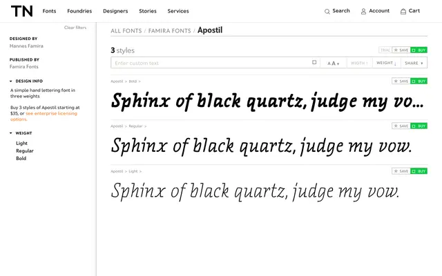 Famira Fonts