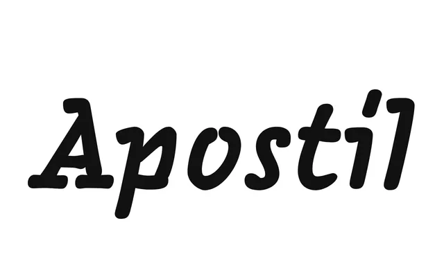 Apostil specimen from Famira Fonts