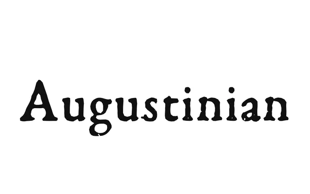 Augustinian specimen from Famira Fonts