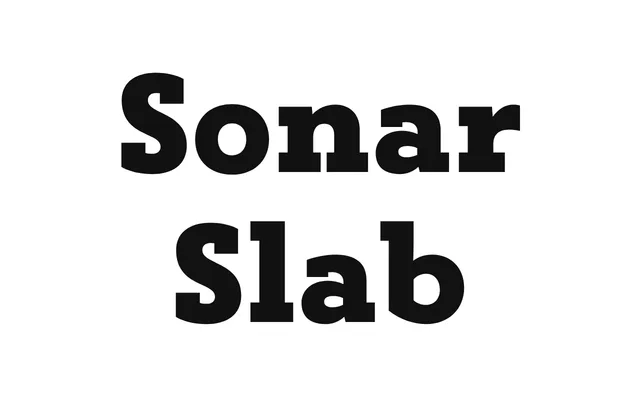 Sonar Slab specimen from Famira Fonts