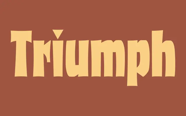 FDI Triumph specimen from FDI Type Foundry