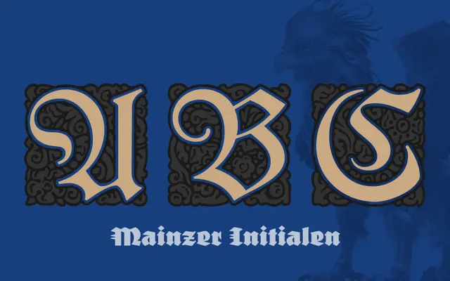 Mainzer Initialen specimen from FDI Type Foundry