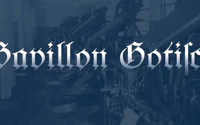 Pavillon Gotisch specimen from FDI Type Foundry