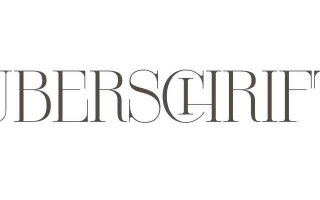 Überschrift specimen from FDI Type Foundry