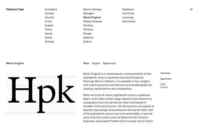 Merlo Original specimen from Feliciano Type