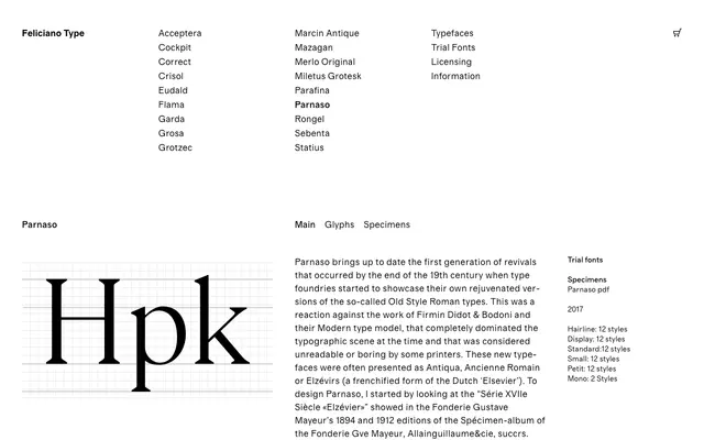 Parnaso specimen from Feliciano Type