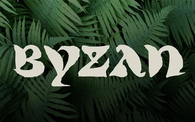 Byzan specimen from Finaltype