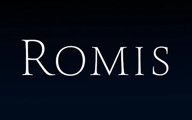 Romis specimen from Finaltype