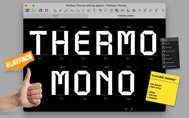 Flatface Thermo specimen from Flatface Type