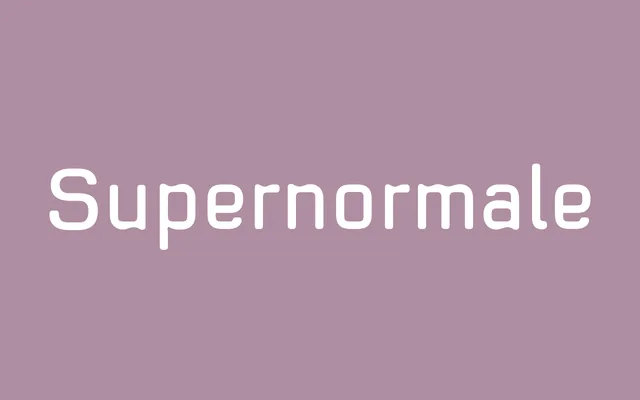 Supernormale specimen from Flood Fonts
