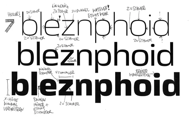 Turbine specimen from Flood Fonts