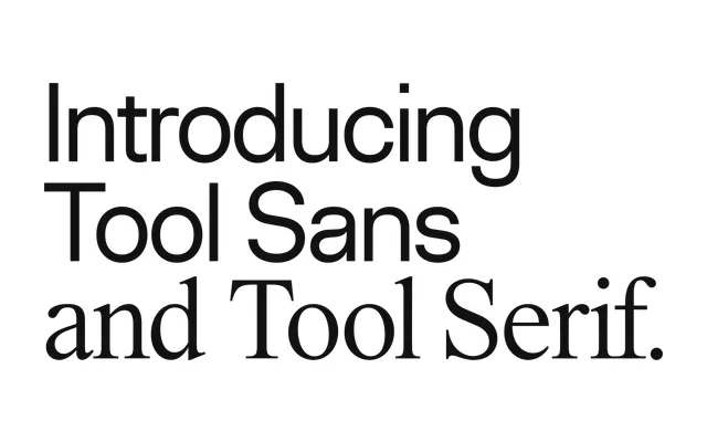 Tool Serif & Sans specimen from FOLCH