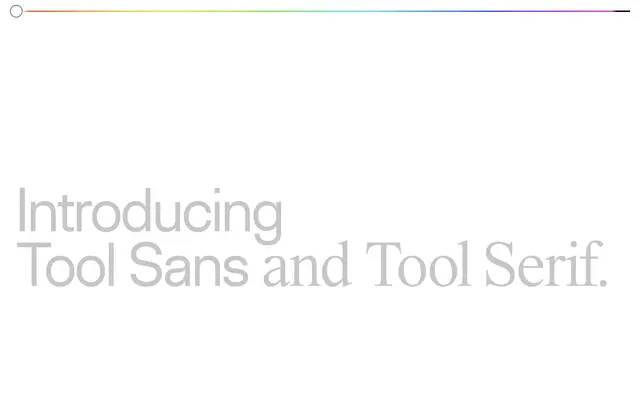 Tool Serif & Sans specimen from FOLCH