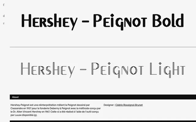 Hershey-Peignot specimen from Fond de riz