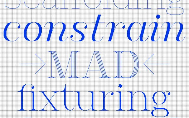 MAD Serif specimen from Font Club Belgica