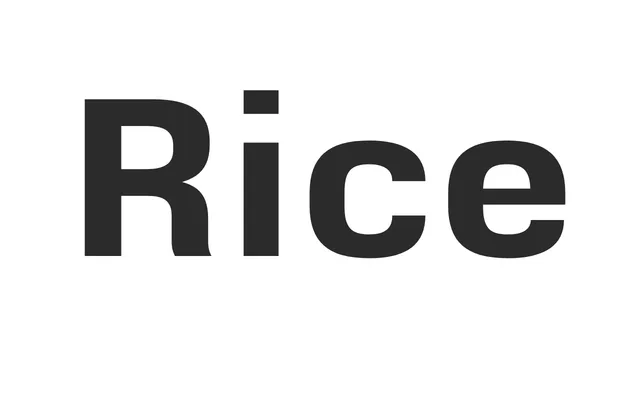 Rice specimen from Font Kitchen