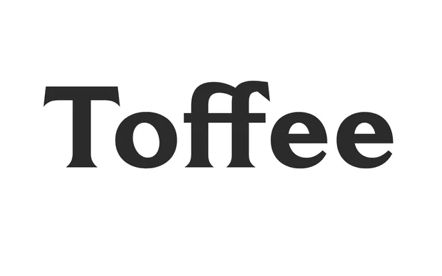 Toffee specimen from Font Kitchen