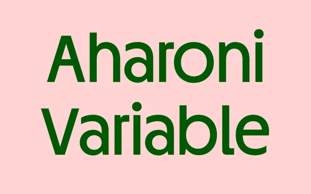 Aharoni Variable specimen from Fontef